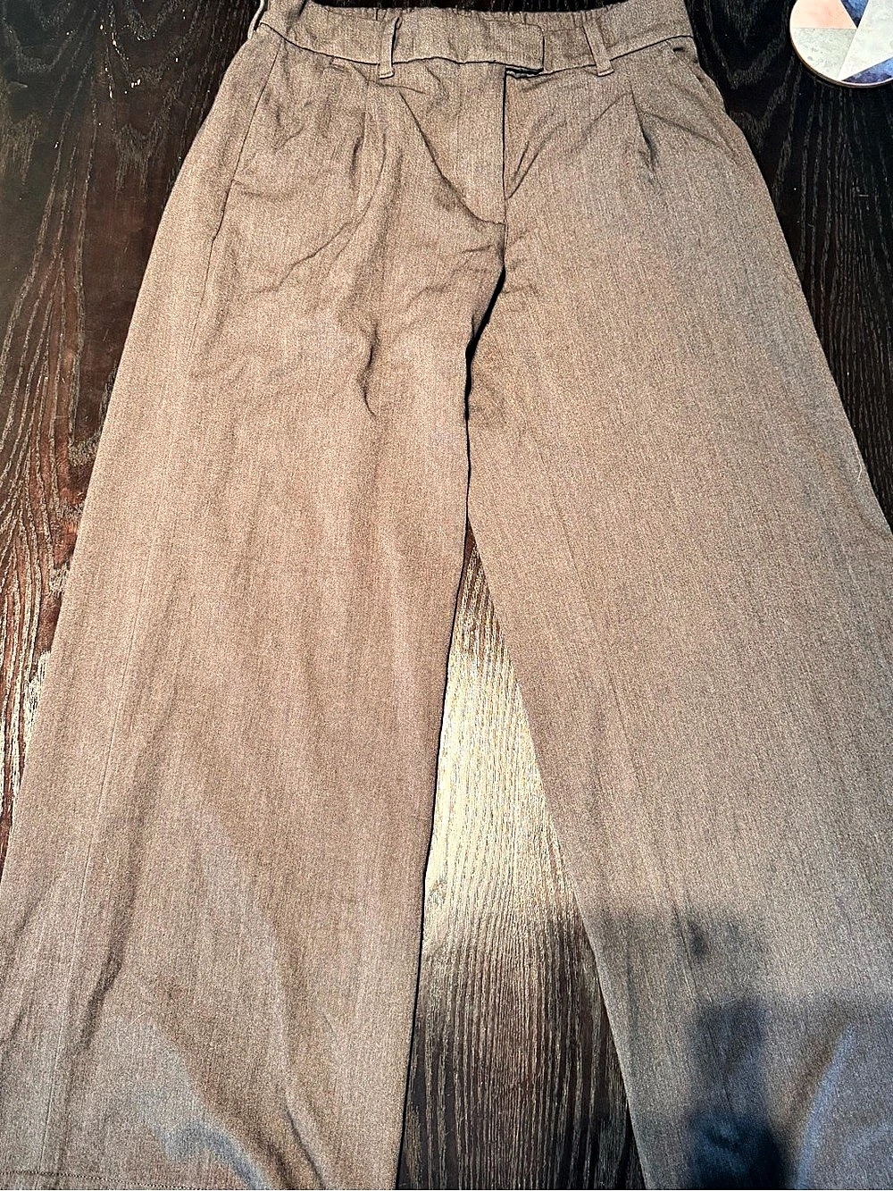 American Eagle Wide Leg Trousers in Brown Size 6